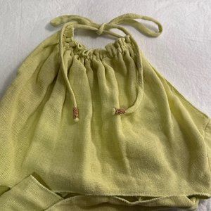Free People - Spring Green Halter Top | Size: XS | Cotton | NWOT/NEW